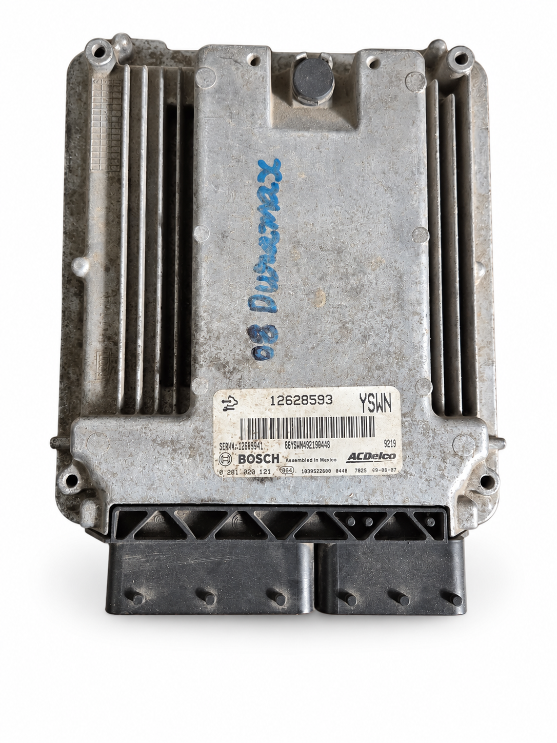 2008 GMC Sierra 2500HD 6.6L Duramax LMM ECM Engine Computer #12628593