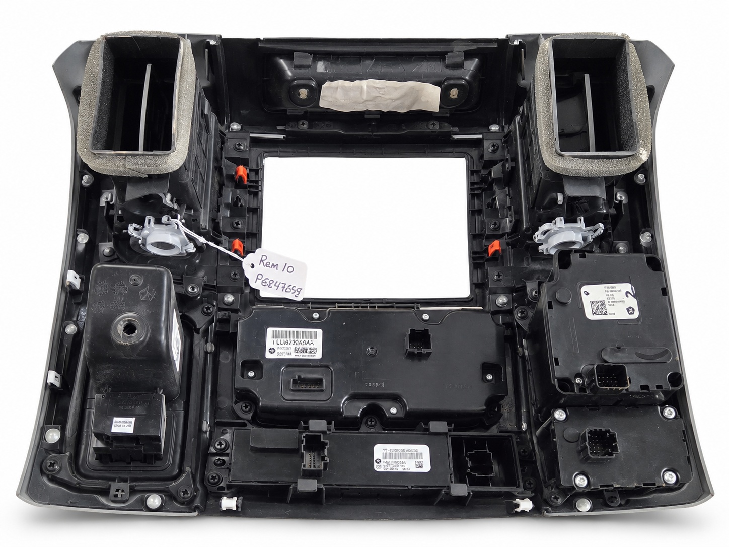 2019 RAM 1500 Centre Dash Bezel with Climate Controls, Rotary Shifter & 4WD Switch