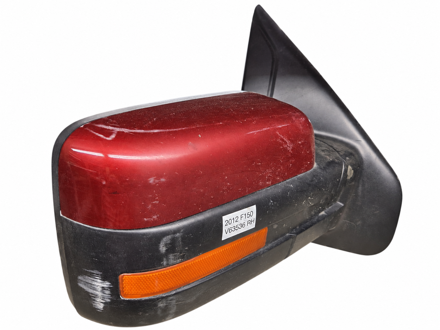 2012 Ford F-150 Right Passenger Side Mirror | Burgundy & Black