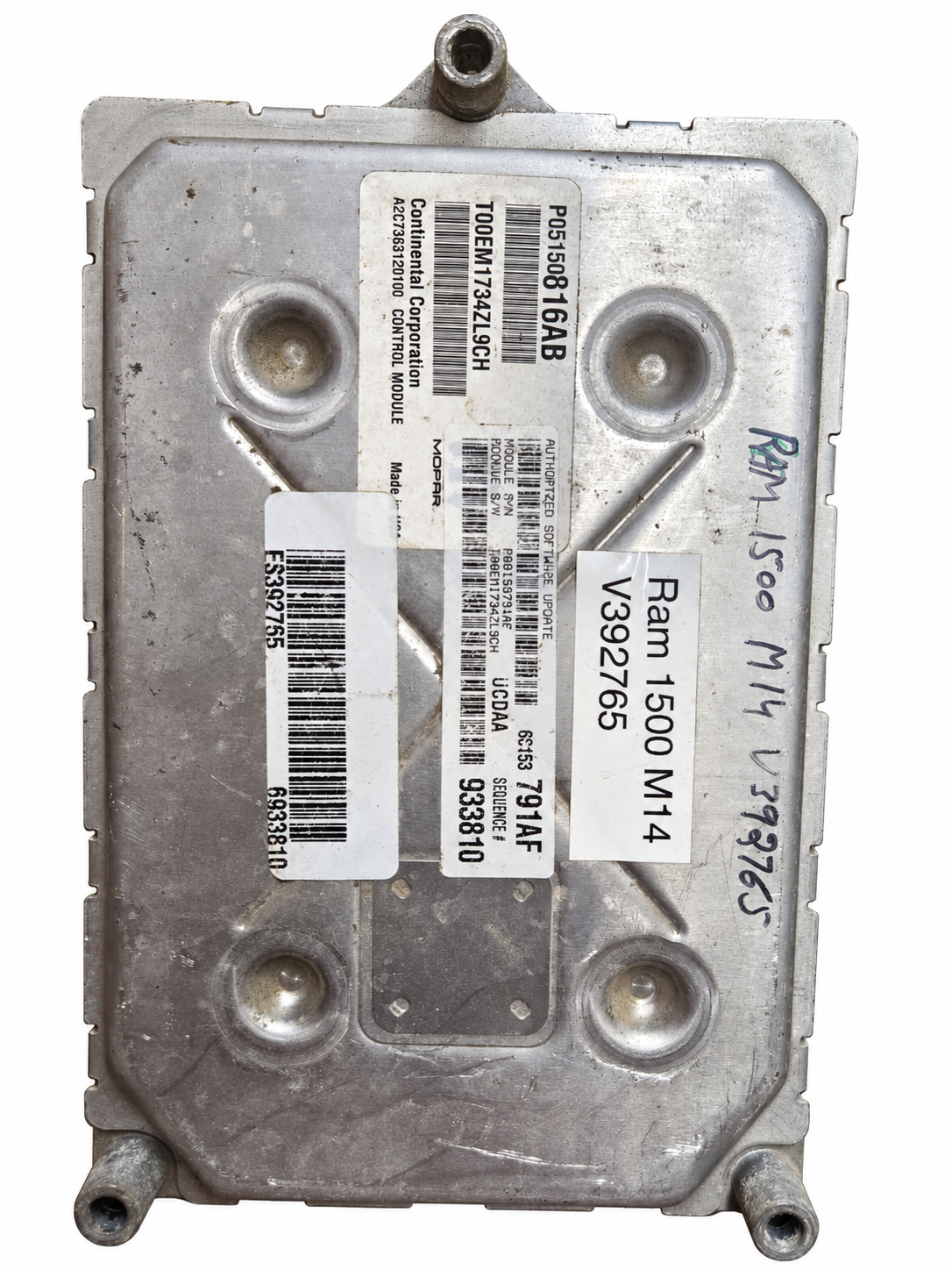 2014 Ram 1500 PCM Engine Computer 05150816AB / 68153791AF