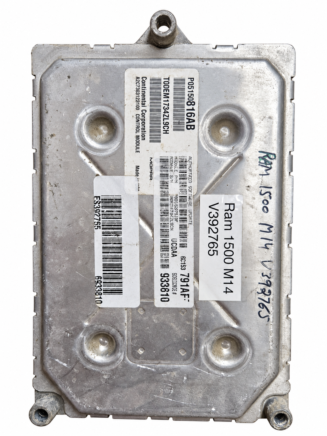 2014 Ram 1500 PCM Engine Computer 05150816AB / 68153791AF