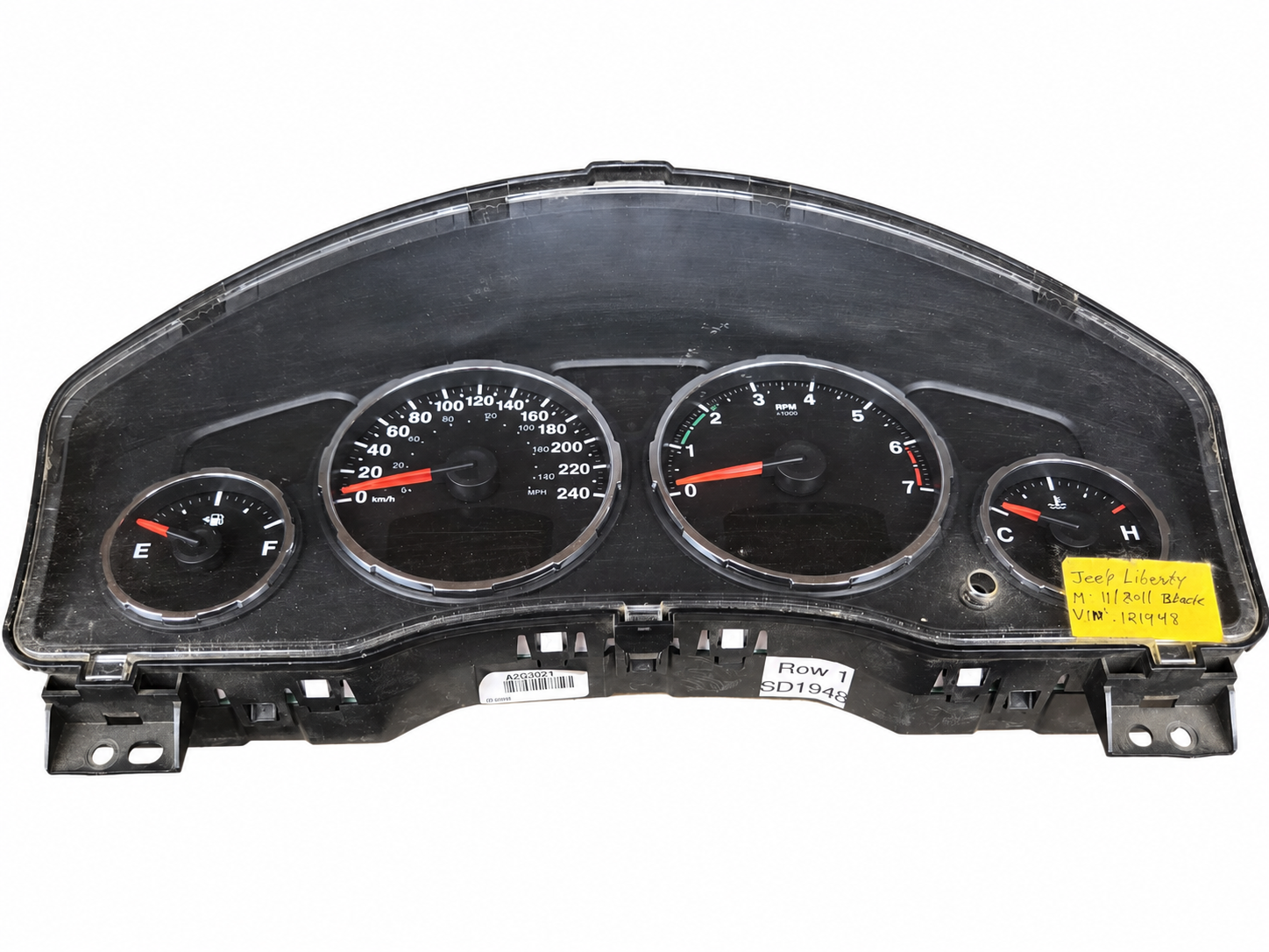2012 Jeep Liberty Instrument Cluster 05172925AE