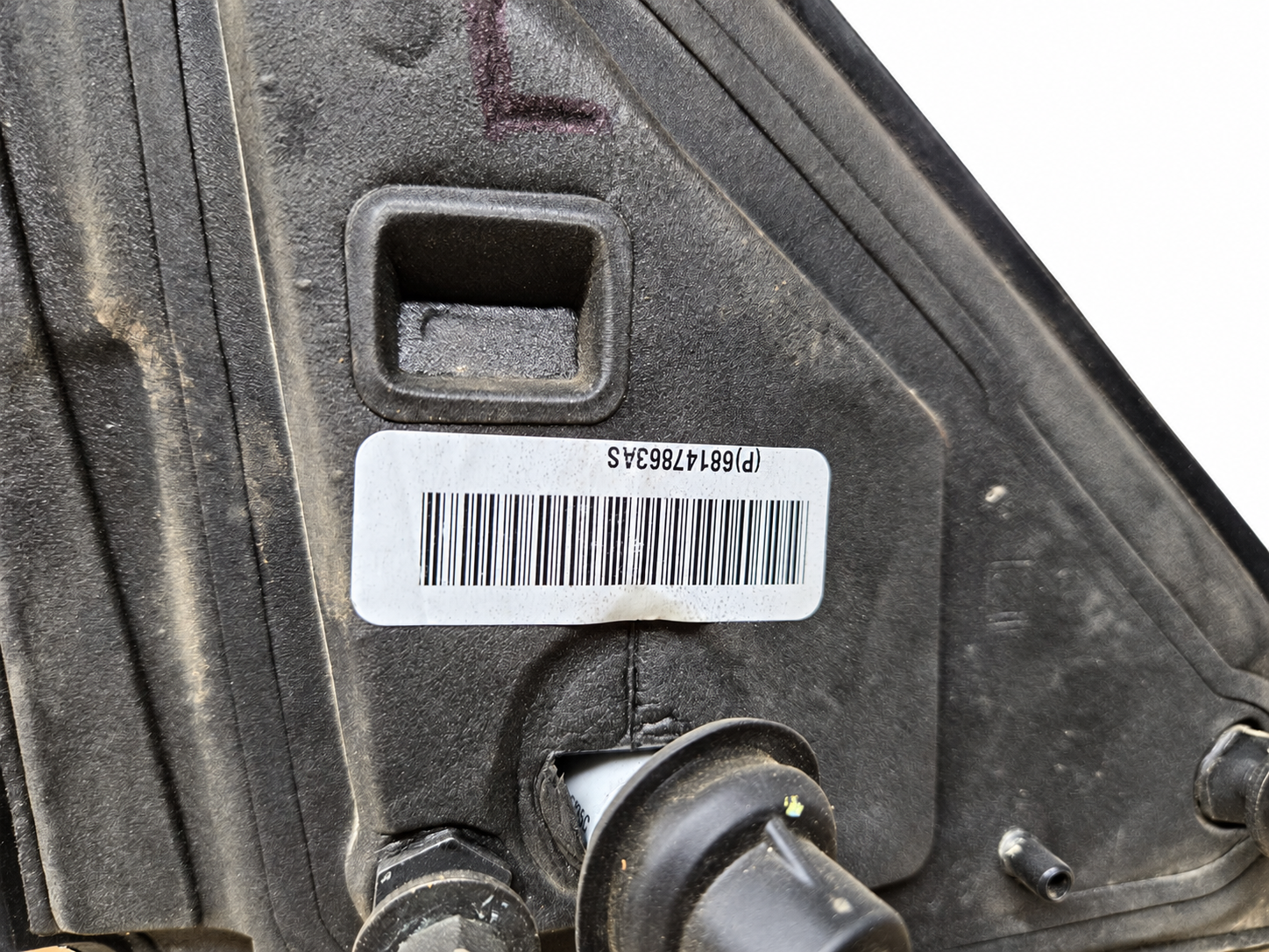 Ram Left Driver Power Heated Mirror 68147863AS – Black